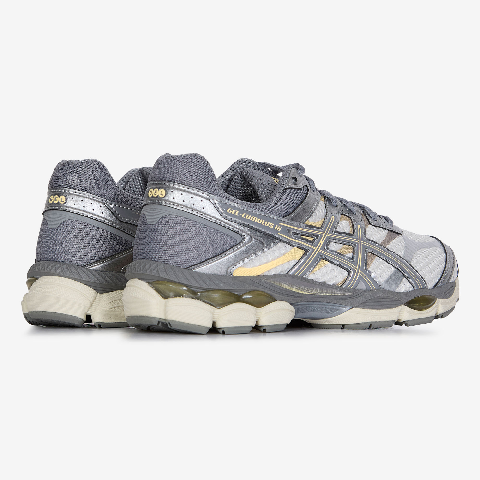 Baskets basses Asics Baskets GEL CUMULUS 16 Crèmes et Grises CREAM / CLAY G 40 12 - vue 5