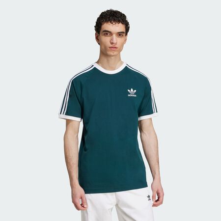 Adicolor Classics 3-Stripes Tee : Aurora Ivy / White