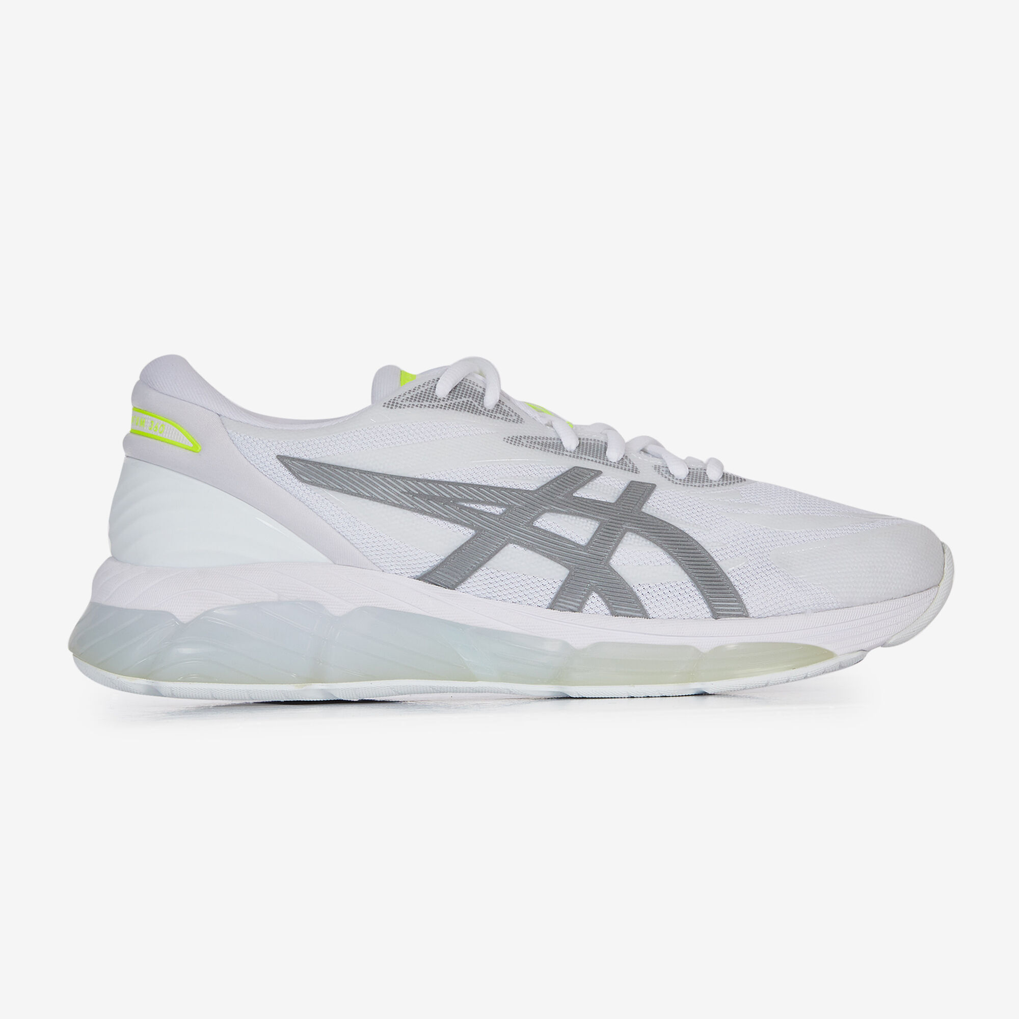 ASICS GEL QUANTUM 360 VIII BLANC JAUNE SNEAKERS HOMME LACETS Courir