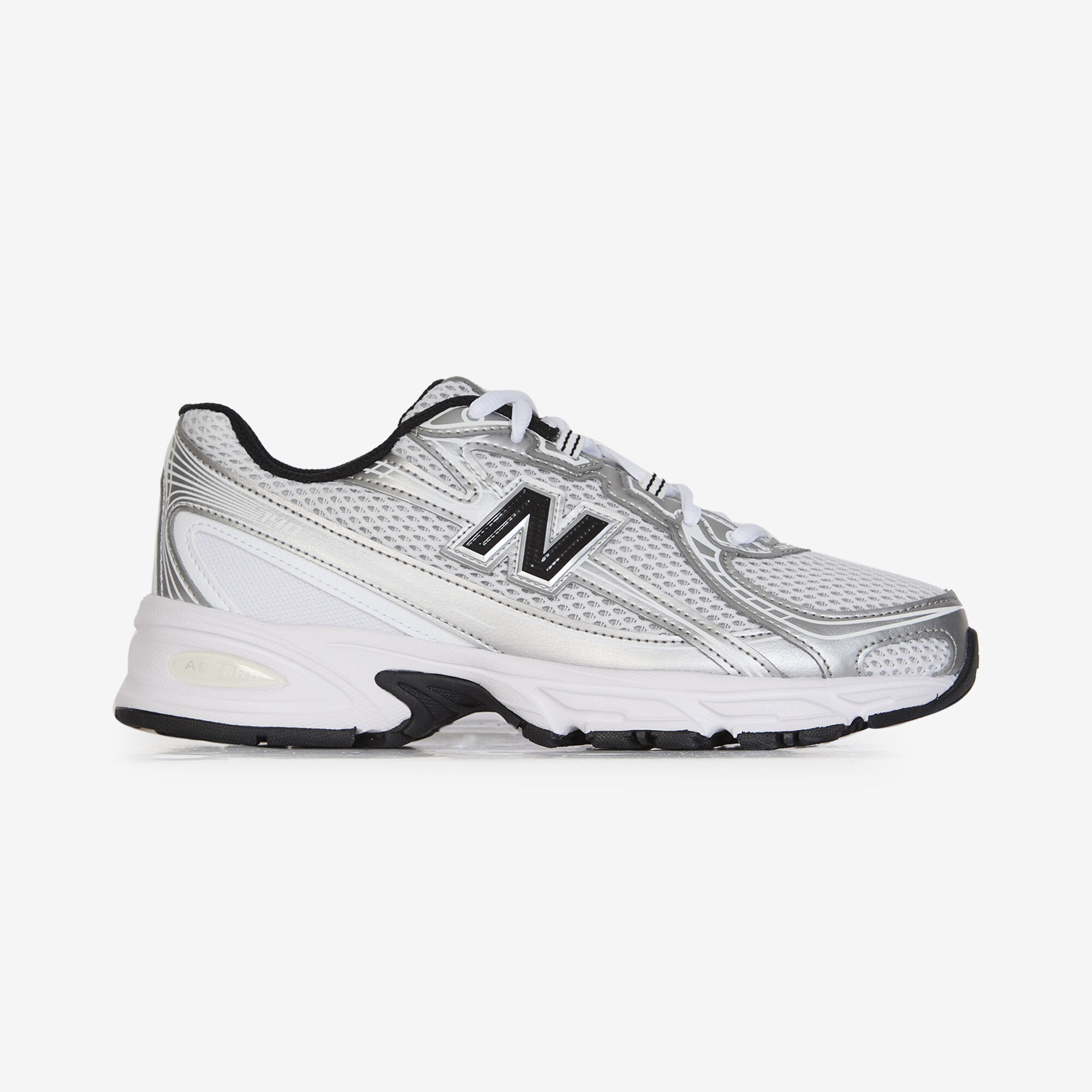 New Balance 740 Big Kid 'White Silver Black' | Kid's Size 4.5 - GR740NW