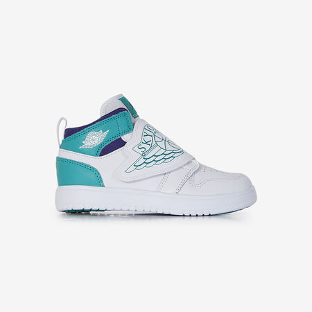 SKY JORDAN 1 CF : BLANC/TURQUOISE