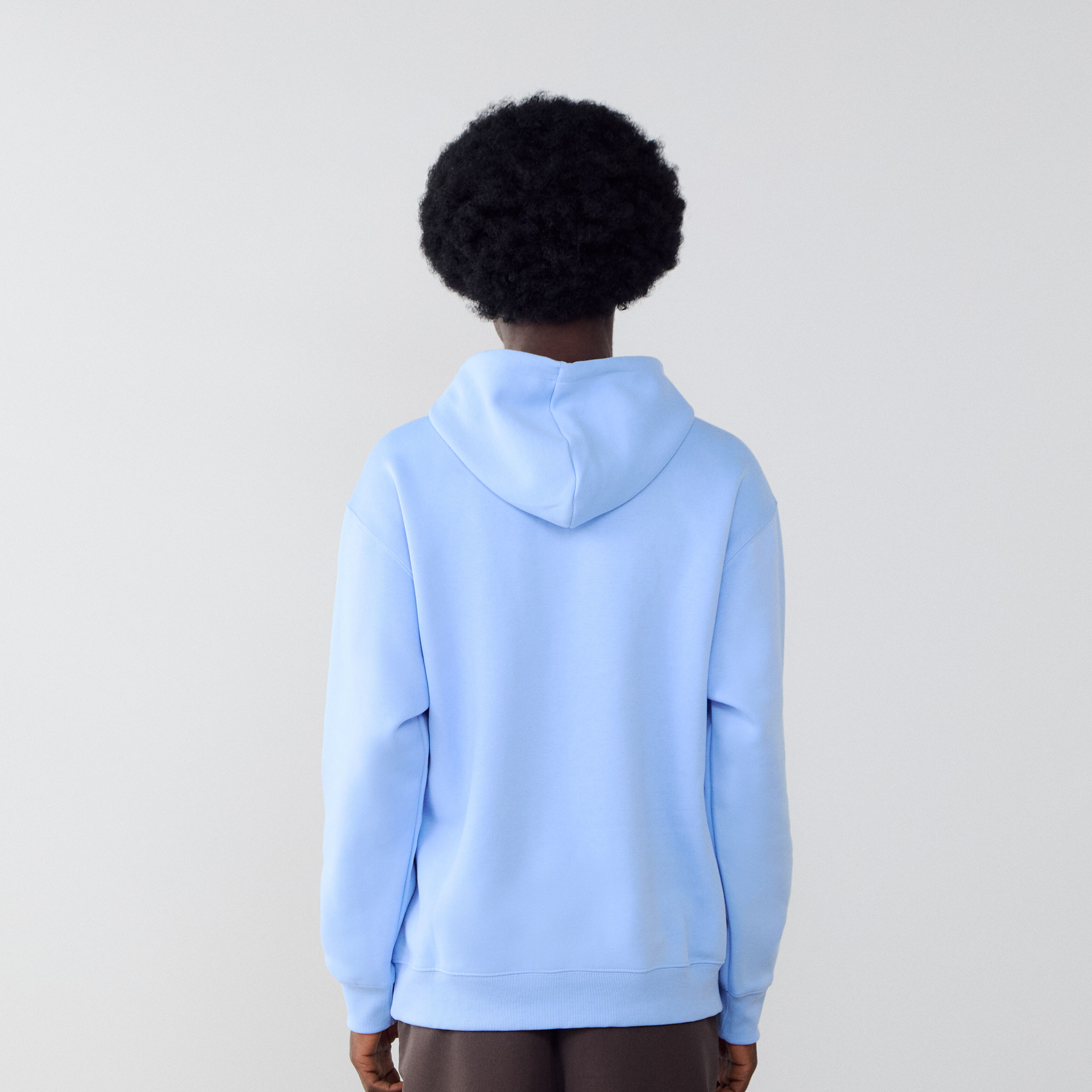 Hoodie Small Logo  Bleu/blanc