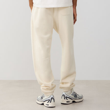 NEW BALANCE PANT JOGGER SMALL LOGO BEIGE MEN