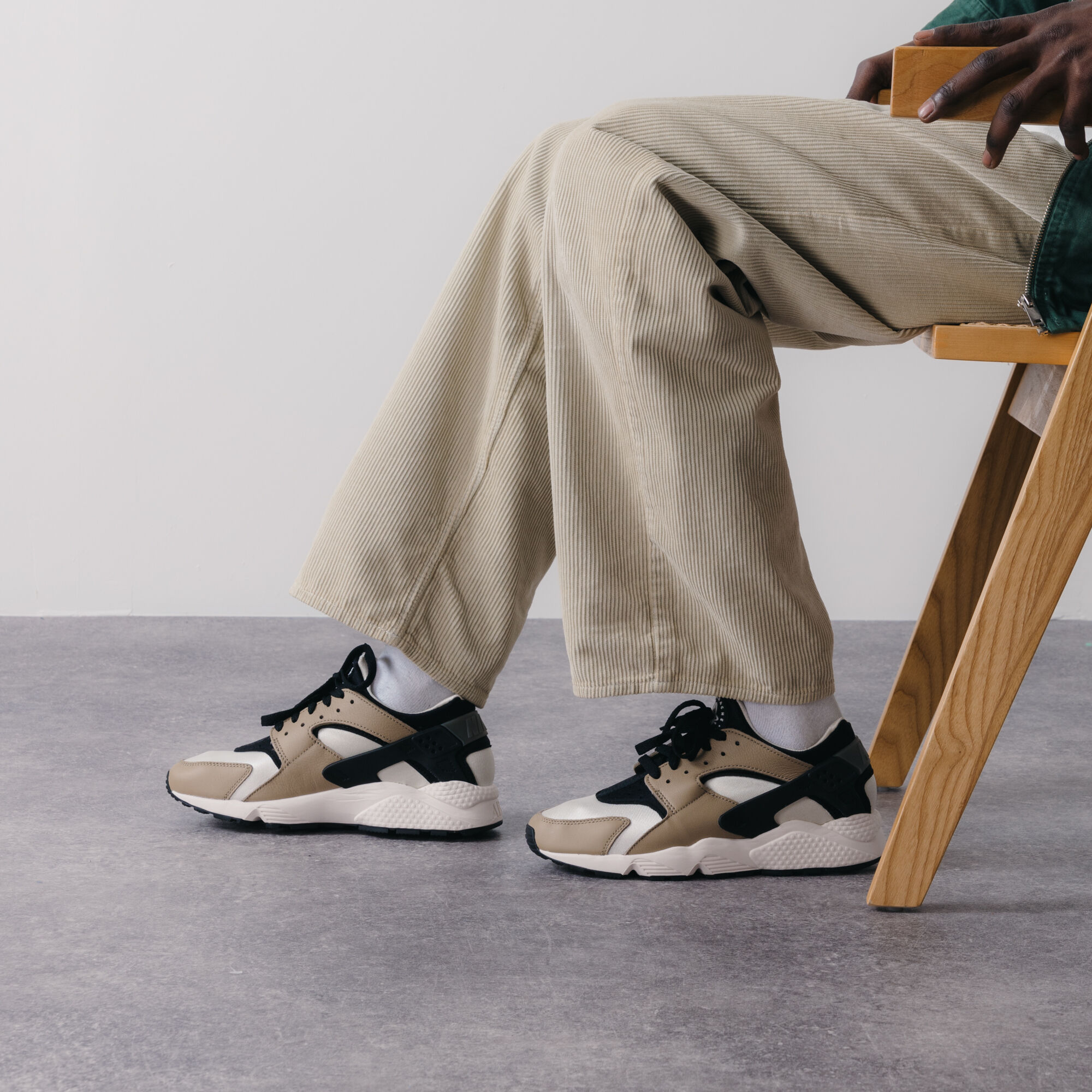 Nike huarache homme marron store
