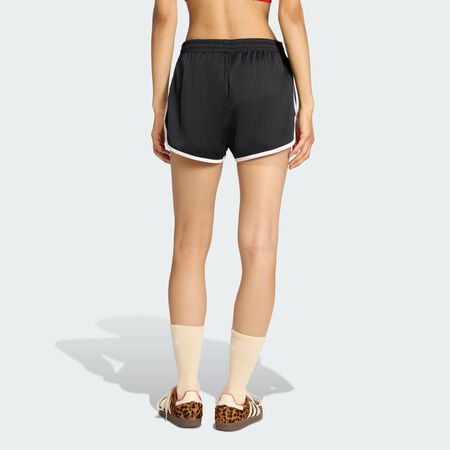 ADIDAS ORIGINALS 3 STRIPES SPRINTER SHORTS Black / White WOMEN