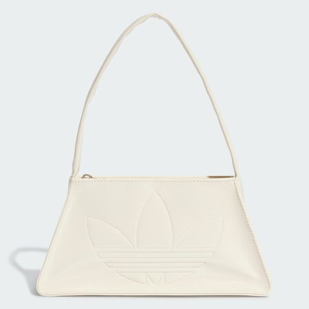ADIDAS ORIGINALS Patent PU Shoulder Bag Wonder White UNISEX
