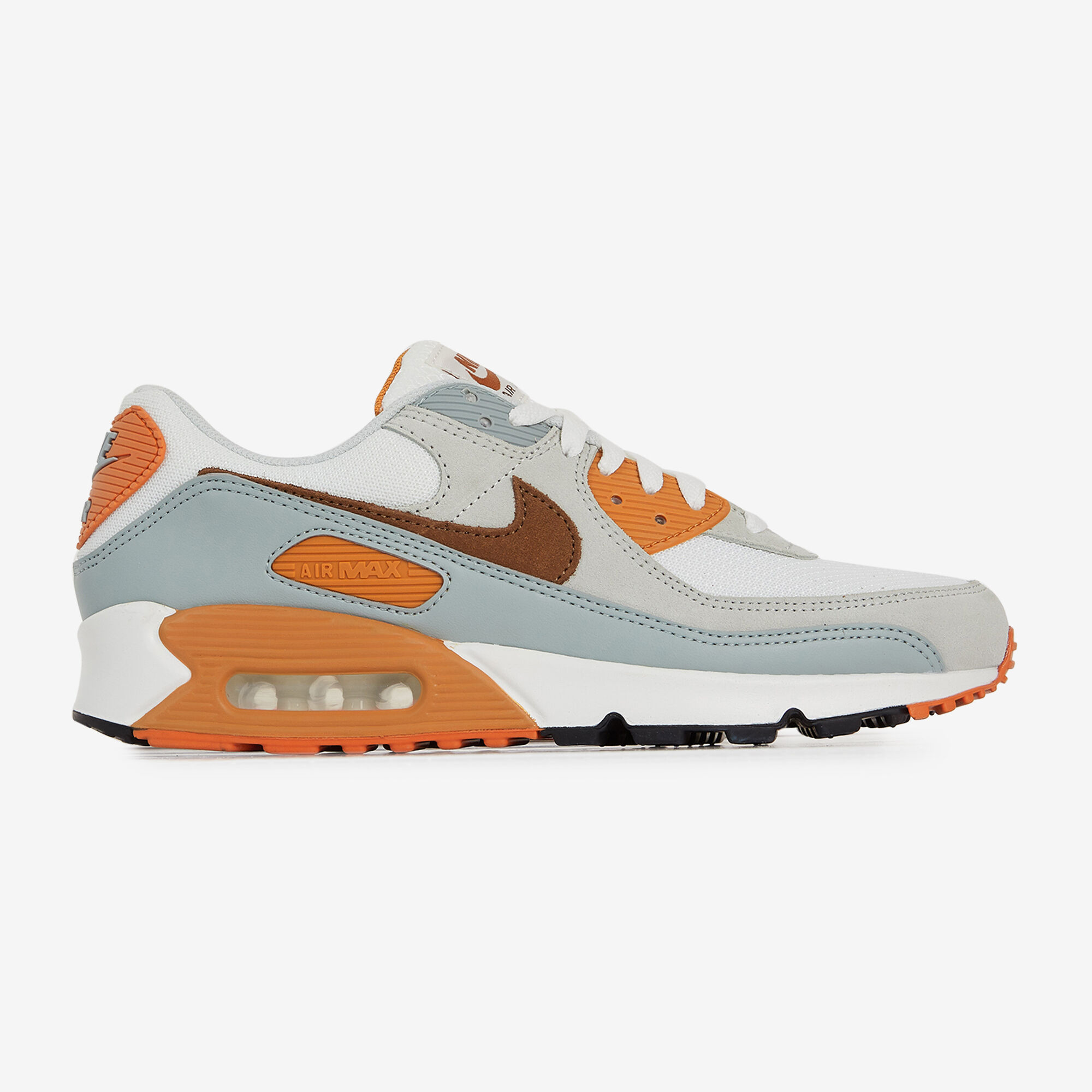 NIKE AIR MAX 90 WHITE ORANGE SNEAKERS MEN Courir