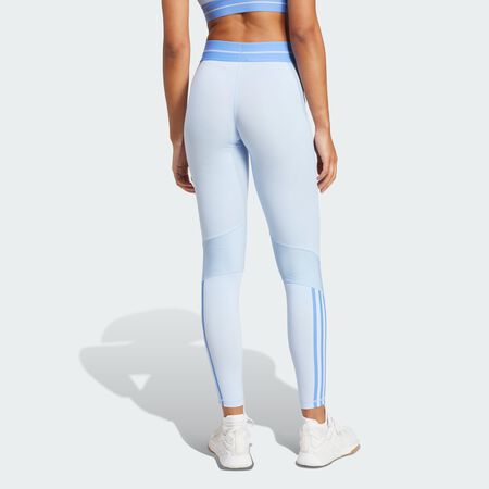 ADIDAS ORIGINALS Hyperglam Rib 1/1 Leggings Glow Blue / Blue Fusion WOMEN