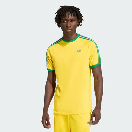 3-STRIPES TEE : Eqt Yellow / Green / Collegiate Royal