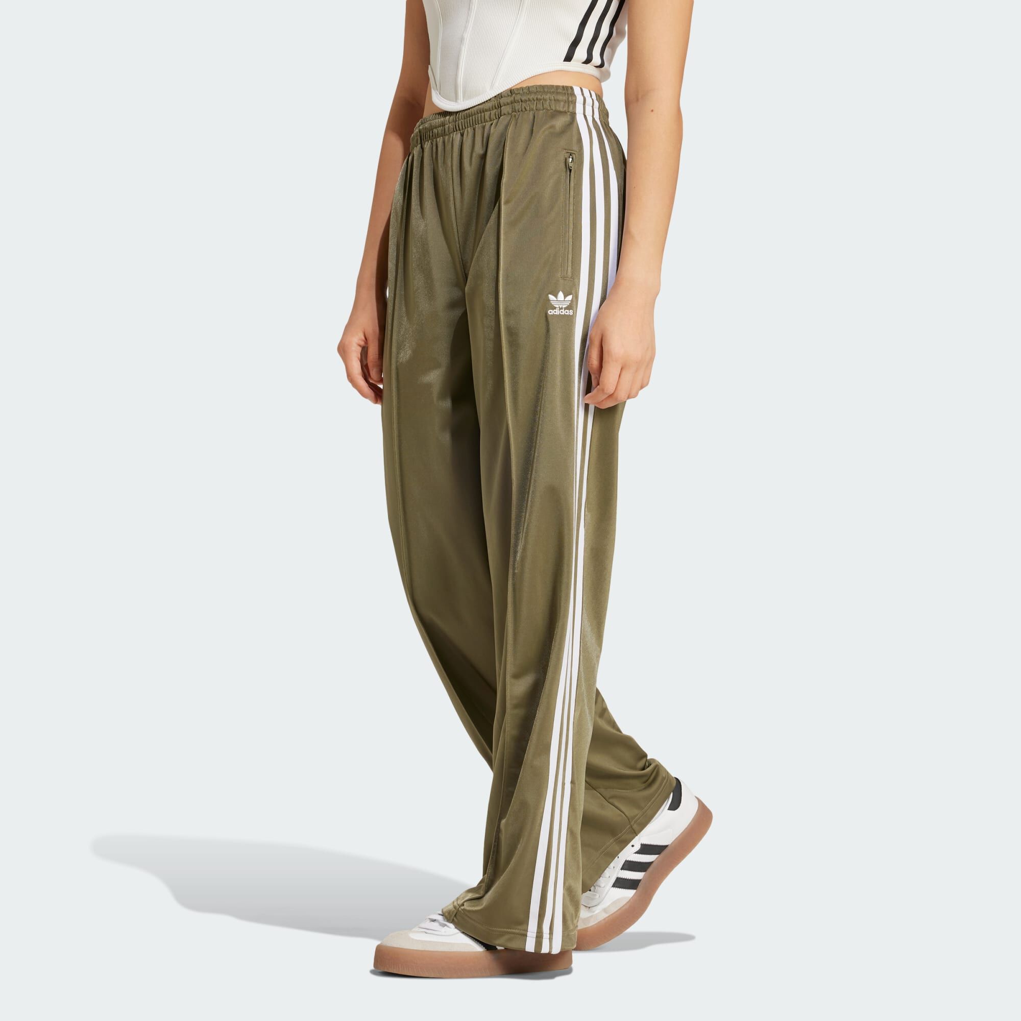 ADIDAS ORIGINALS Firebird Loose Track Pants Olive Strata TROUSERS WOMEN Courir