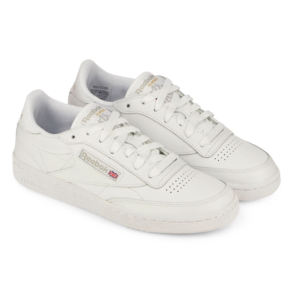 REEBOK CLUB C 85 BLANC GRIS SNEAKERS FEMME Courir