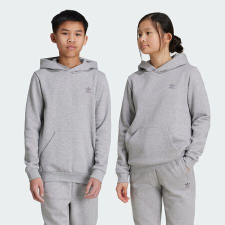 ADIDAS ORIGINALS Hoodie Kids Medium Grey Heather JUNIOR