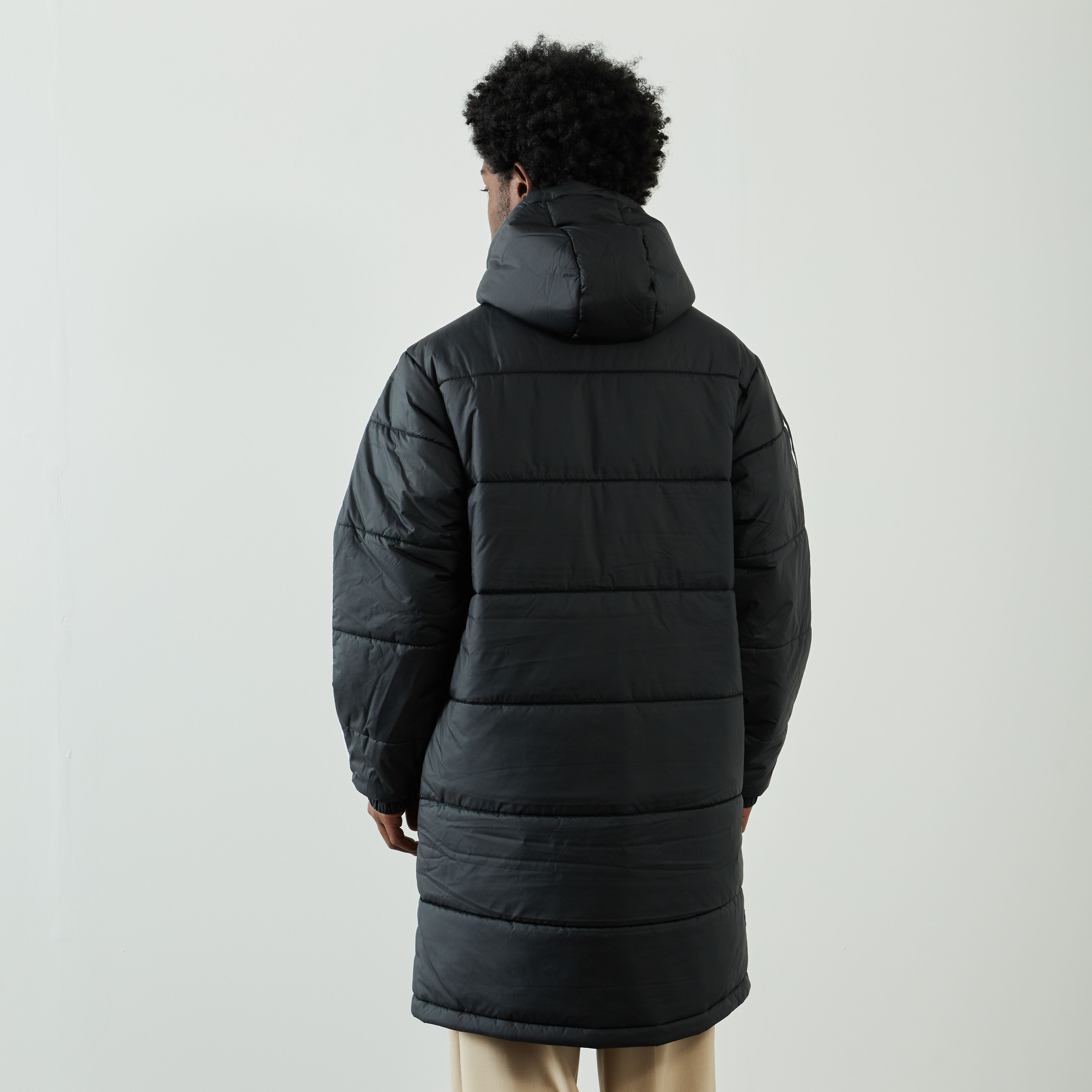 ADIDAS ORIGINALS LONG SLIM JACKET BLACK WHITE JACKETS MEN