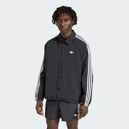 ADIDAS ORIGINALS VESTE DE COACH 3-STRIPES Black HOMME