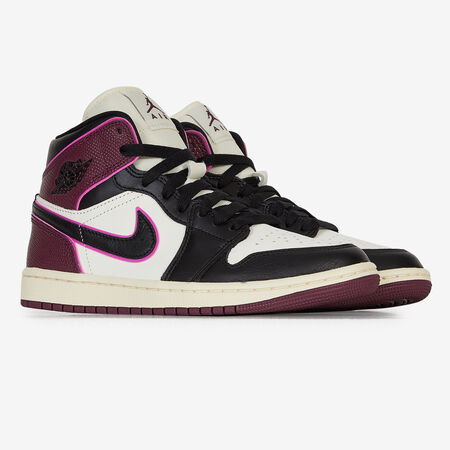 JORDAN air jordan 1 AIR JORDAN MID SE BLACK/PURPLE WOMEN