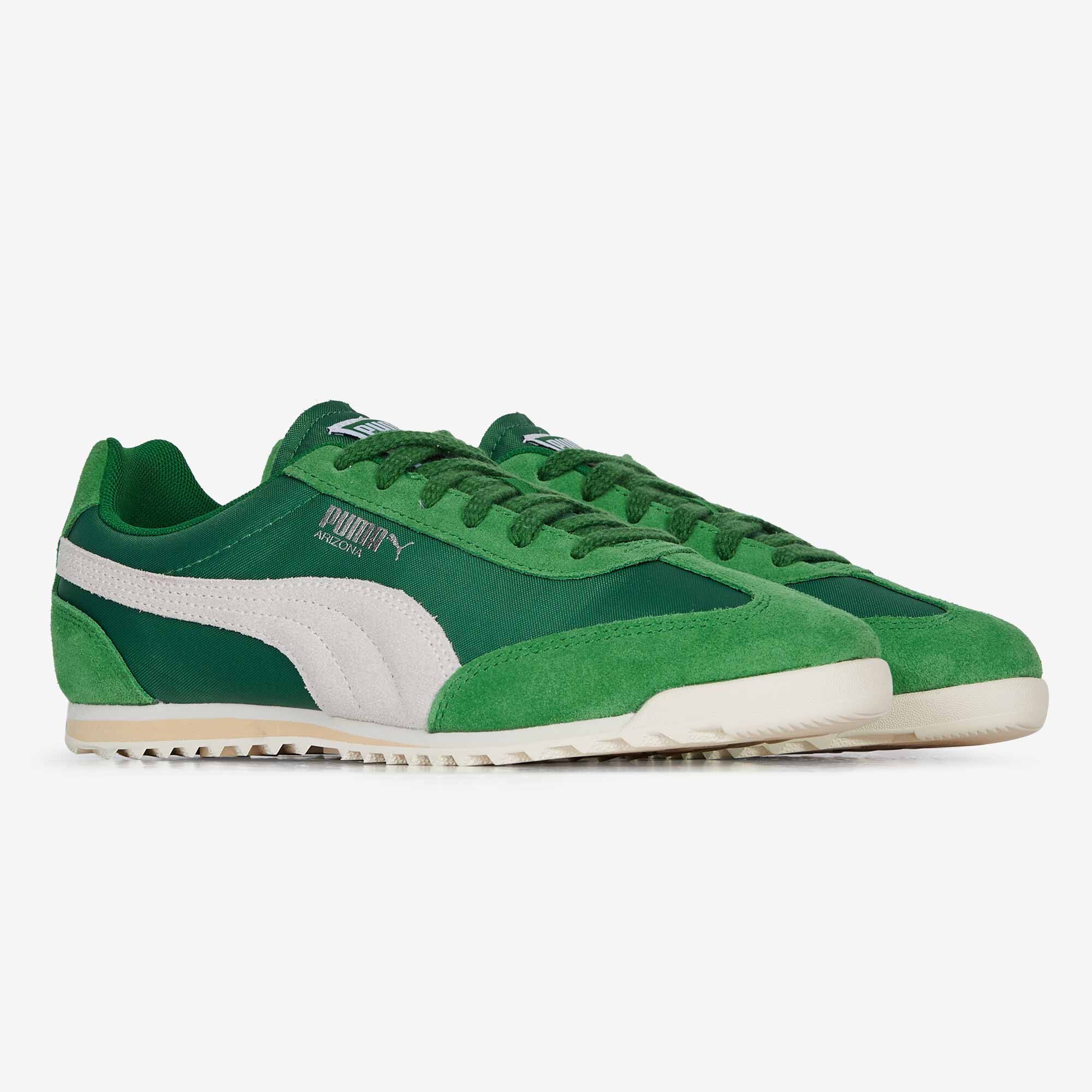PUMA ARIZONA NYLON GREEN SNEAKERS WOMEN Courir