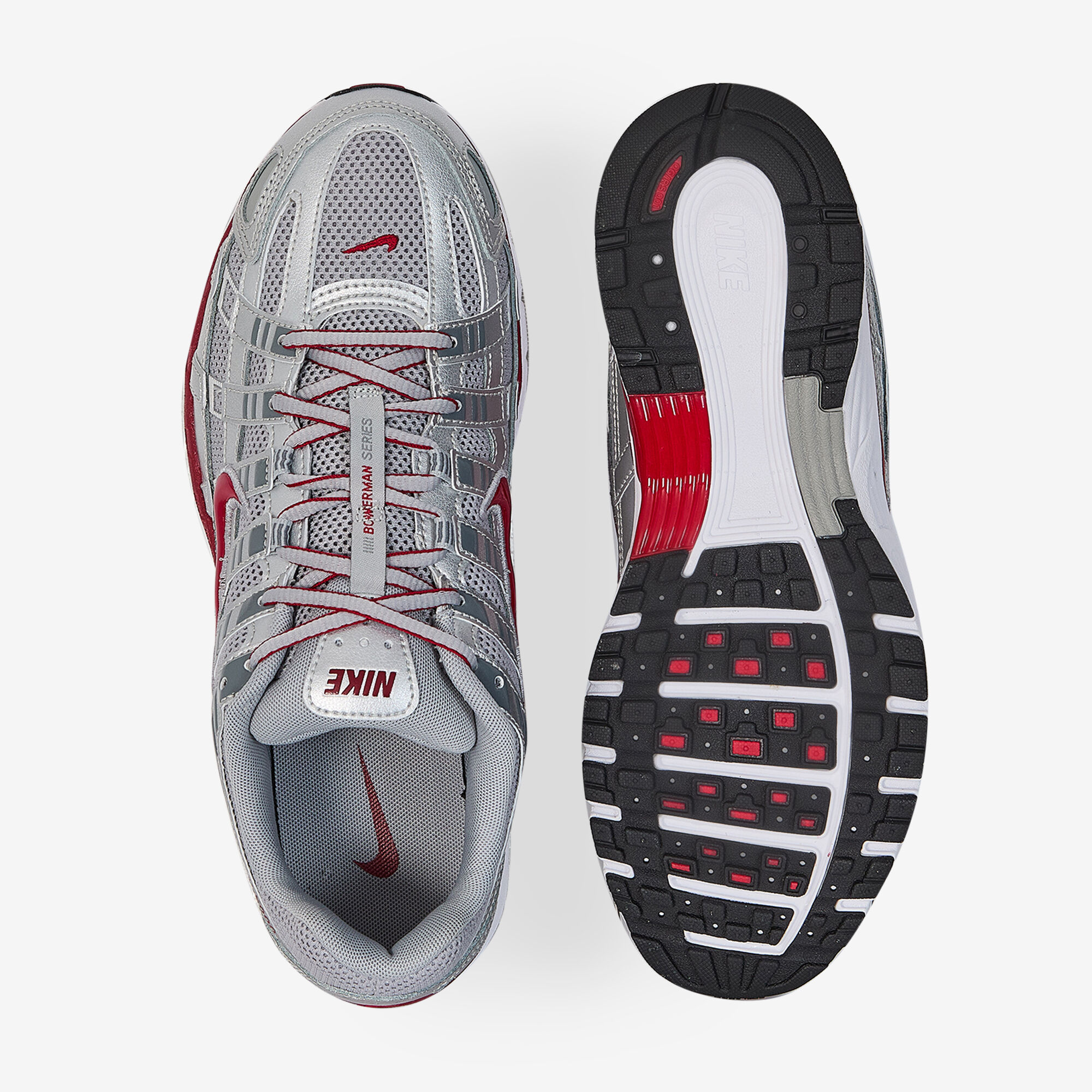 P-6000  Argent/rouge