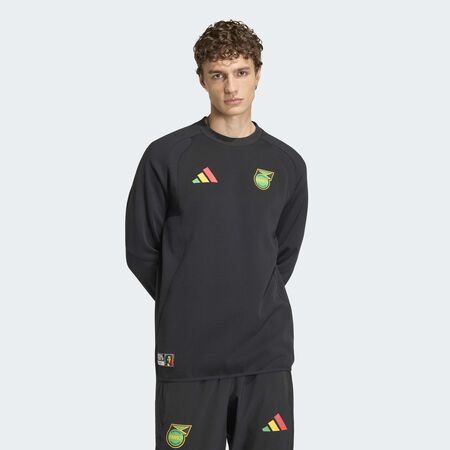 ADIDAS PERFORMANCE Jamaica x Bob Marley Tiro Tech Crew Sweatshirt Black MEN