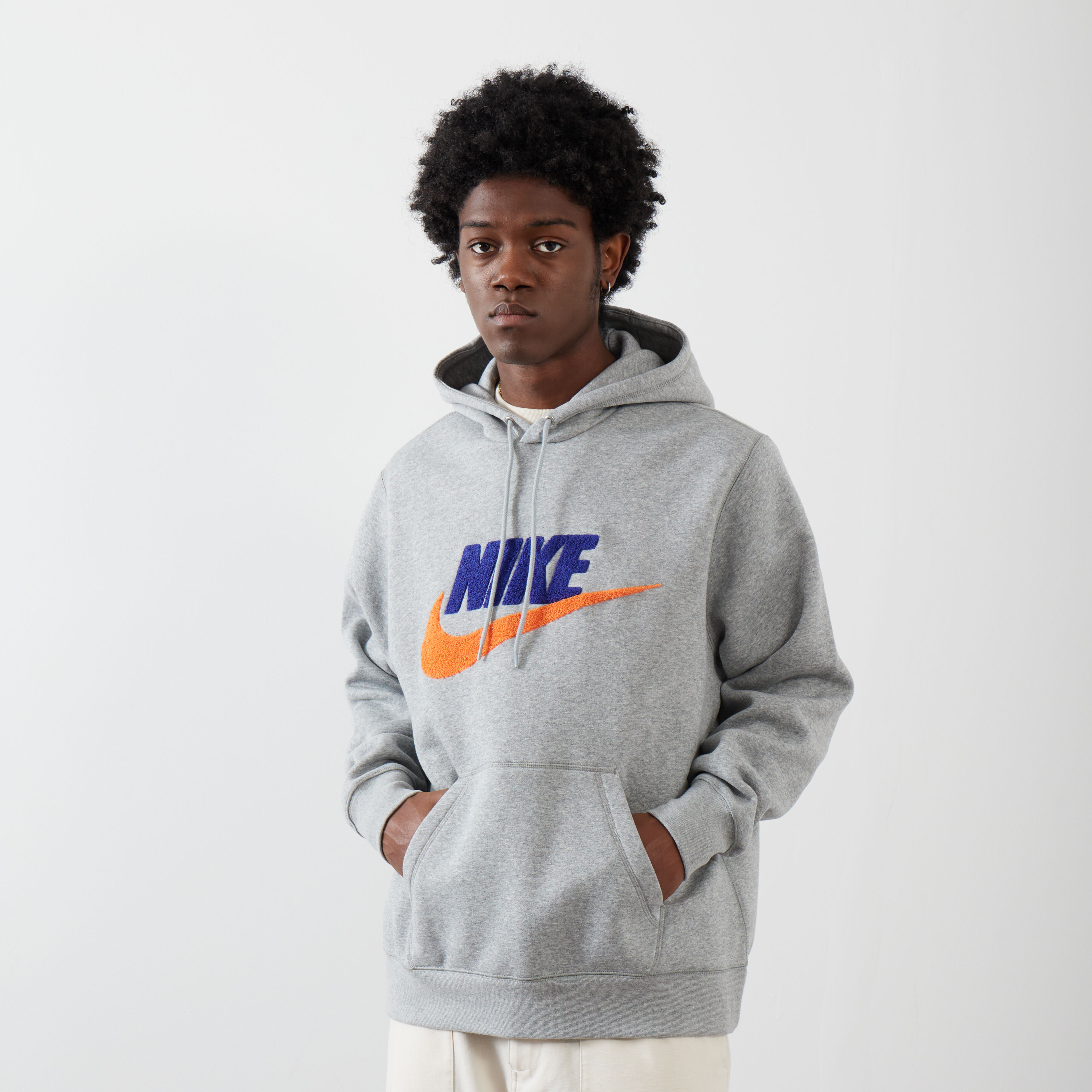 NIKE HOODIE CLUB BB FUTURA GRIS SWEAT HOMME Courir