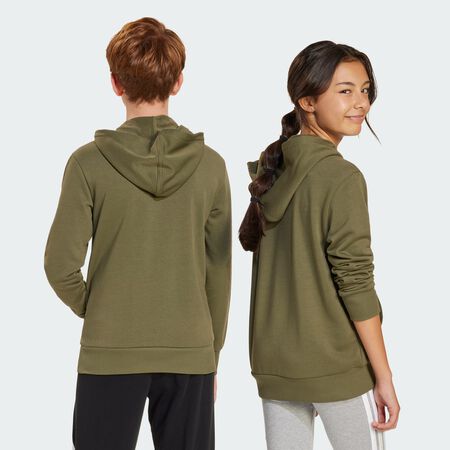 ADIDAS SPORTSWEAR Essentials Hoodie Kids Olive Strata / Black JUNIOR