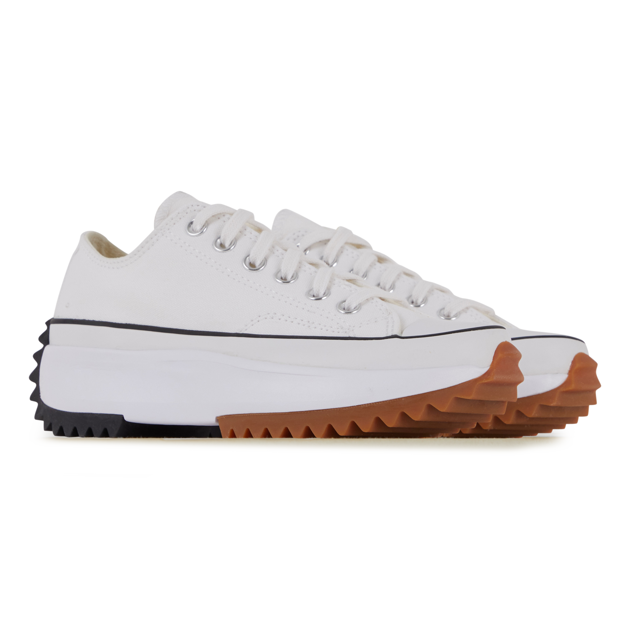 converse basse blanche courir