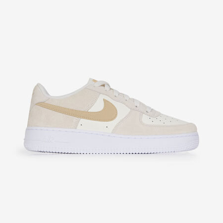NIKE air force 1 AIR FORCE 1 LOW SUEDE BEIGE/BLANC JUNIOR
