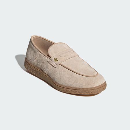 ADIDAS ORIGINALS HANDBALL SPEZIAL LOAFER SHOES Magic Beige / Magic Beige / Gum UNISEX