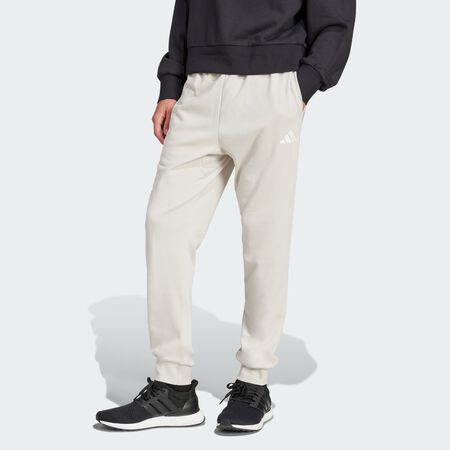 ADIDAS ORIGINALS Essentials Feel Cozy French Terry Pants Beige / White MEN