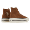 CONVERSE CHUCK TAYLOR ALL STAR LIFT HI SUEDE BROWN SNEAKERS WOMEN Courir