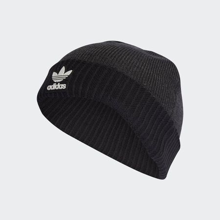 ADIDAS ORIGINALS Bonnet revers maille Adicolor Black MIXTE