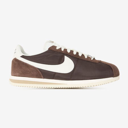 NIKE cortez CORTEZ NYLON MARRON/BLANC HOMME