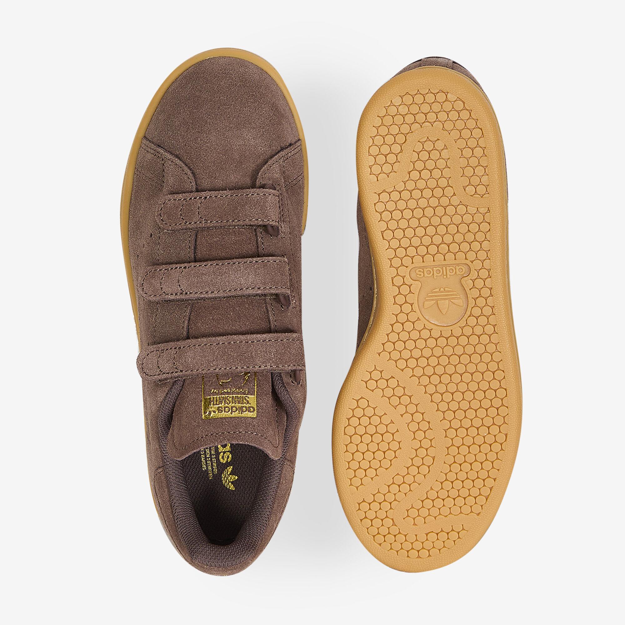 ADIDAS ORIGINALS STAN SMITH CF SNEAKERS FEMME MARRON SCRATCH