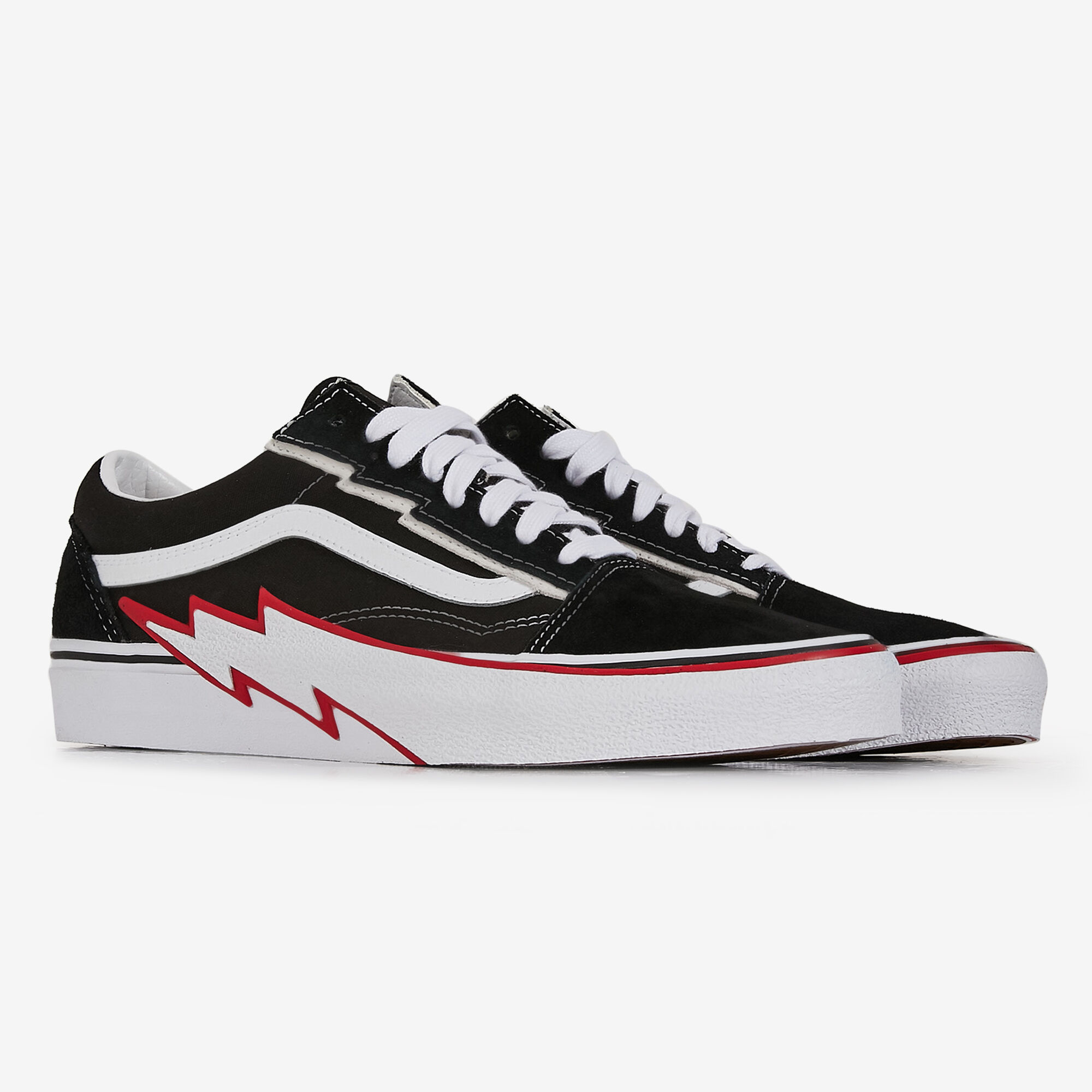 Old skool vans clearance with lightning bolt