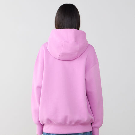NIKE HOODIE PHOENIX LONG OVERSIZED ROSE FEMME