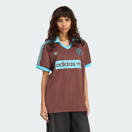 ADIDAS ORIGINALS Graphic Football-Inspired Jersey Auburn WOMEN