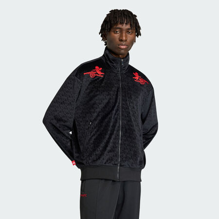 ADIDAS PERFORMANCE Veste de surv&ecirc;tement Arsenal FC Places+Faces Black HOMME
