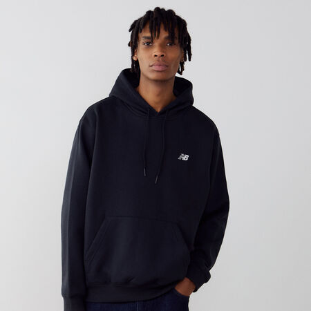 NEW BALANCE HOODIE SMALL LOGO NOIR HOMME