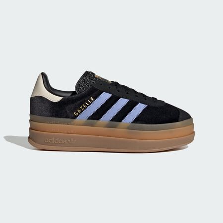 ADIDAS ORIGINALS gazelle GAZELLE BOLD VELVET BLACK/BLUE JUNIOR