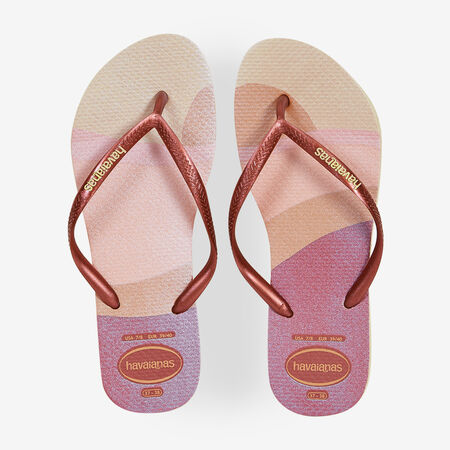 HAVAIANAS slim SLIM PALETTE GLOW ROSE GOLD FEMME
