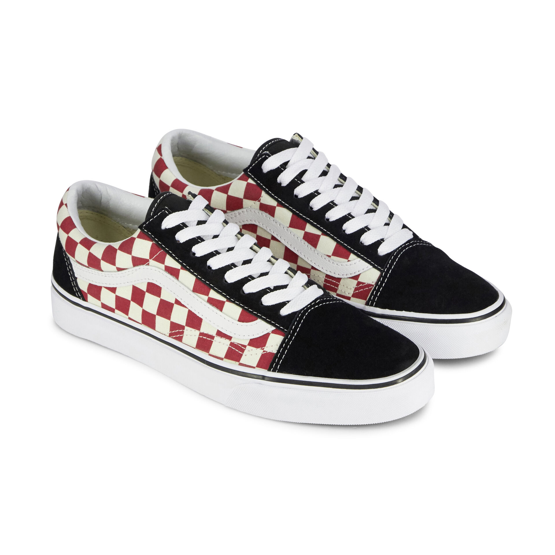 Vans - Old skool checkerboard Rouge Rouge | courir.com Vans - Old skool checkerboard Rouge Rouge | courir.com