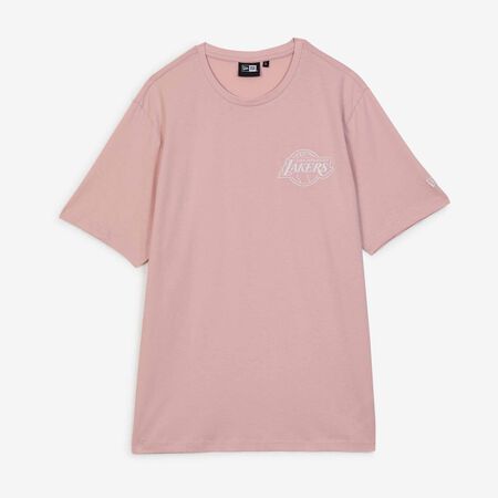 NEW ERA TEE SHIRT LAKERS PINK MEN