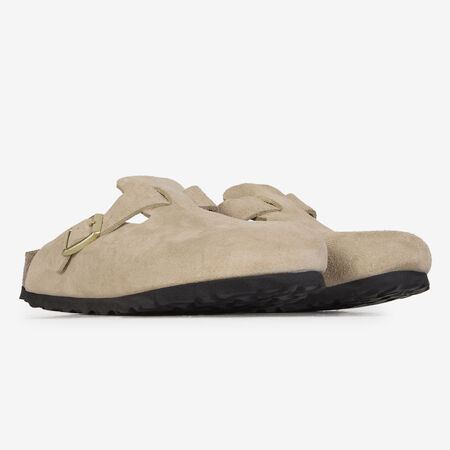 BIRKENSTOCK boston BOSTON SUEDE SANDCASTLE BEIGE FEMME