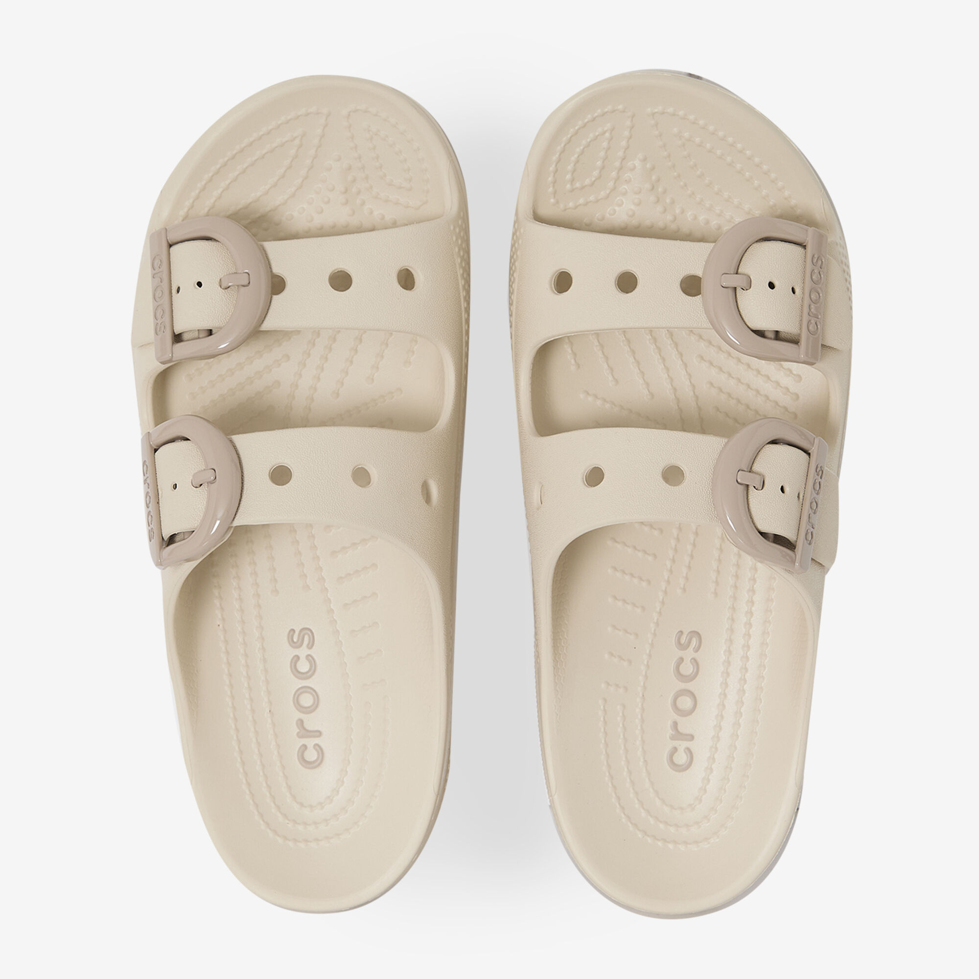 Crocs Saturday Enamel Buckle Sandales Femmes Vapor Ice - vue 10