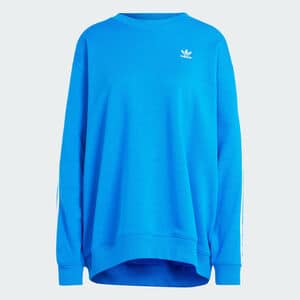 SWEAT-SHIRT COL ROND OVERSIZE 3 BANDES