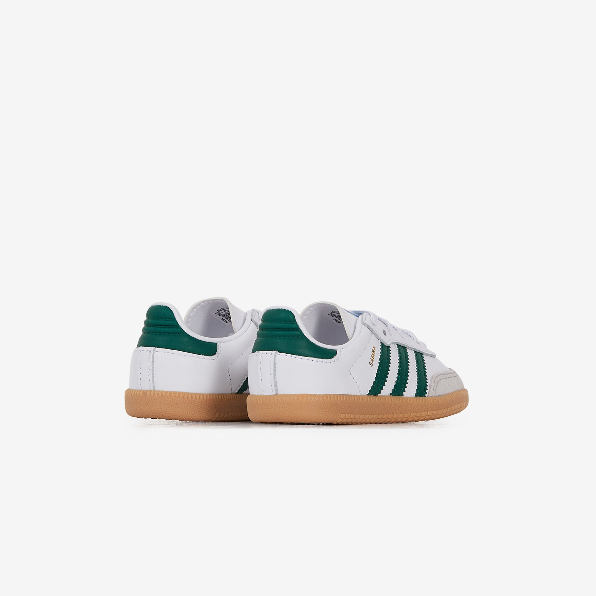 ADIDAS ORIGINALS SAMBA OG EL SNEAKERS ENFANT BLANC VERT LACETS Courir