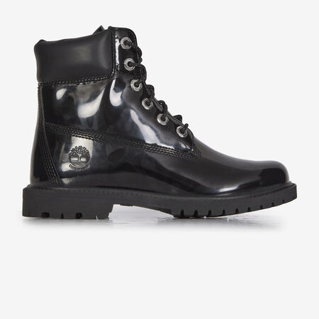 TIMBERLAND 6 INCH  PATENT BLACK WOMEN