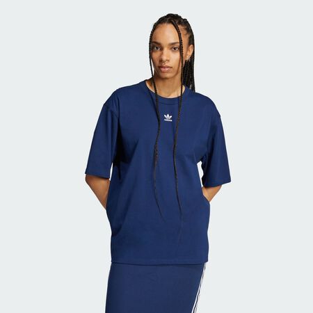 ADIDAS ORIGINALS Essentials Boyfriend Tee Night Indigo WOMEN