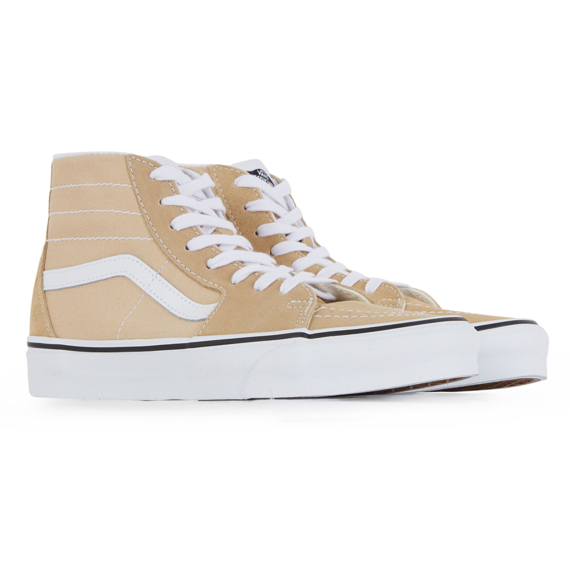 camel high top vans