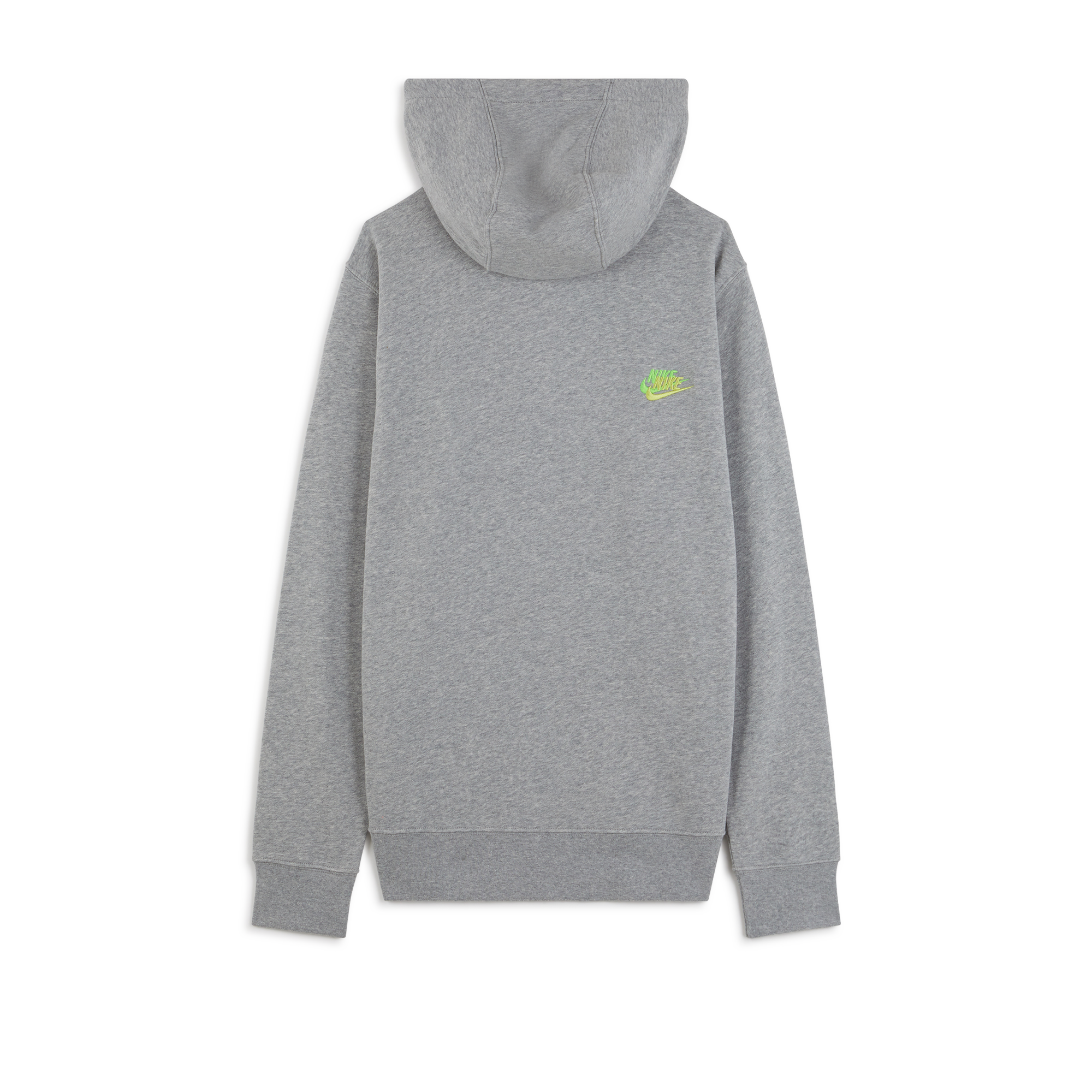NIKE HOODIE FTA MULTI LOGO GREY SWEATSHIRTS MEN