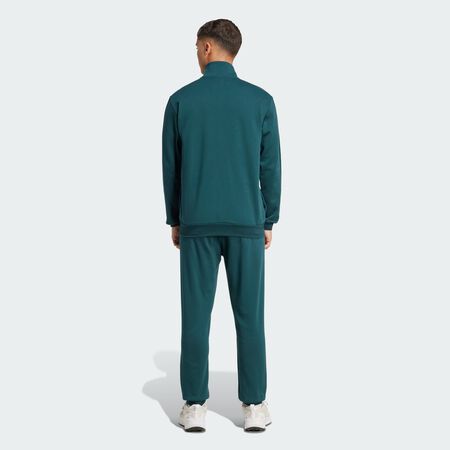 ADIDAS SPORTSWEAR Sportswear Basic 3-Stripes Fleece Track Suit Aurora Ivy MEN